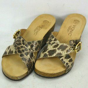 Vionic Orthaheel Danette Wedge Sandals Women 8 M